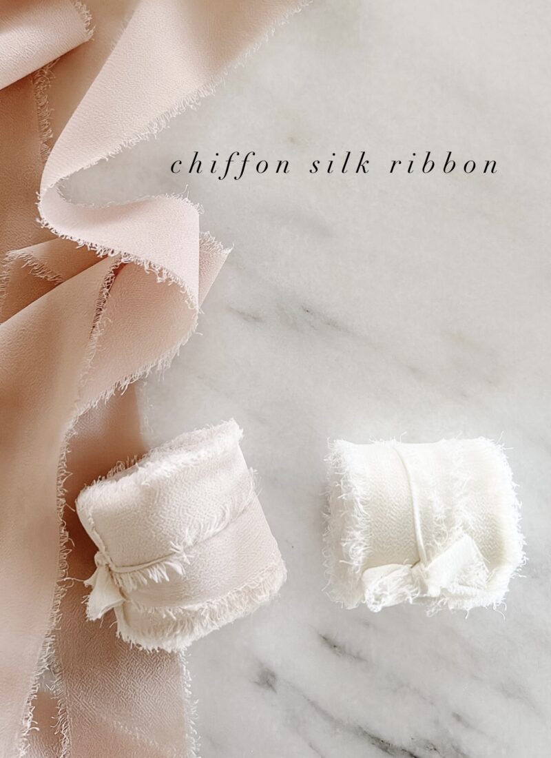 silk chiffon ribbon