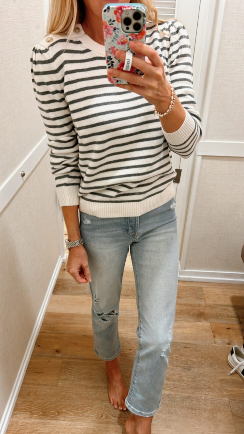 striped sweater