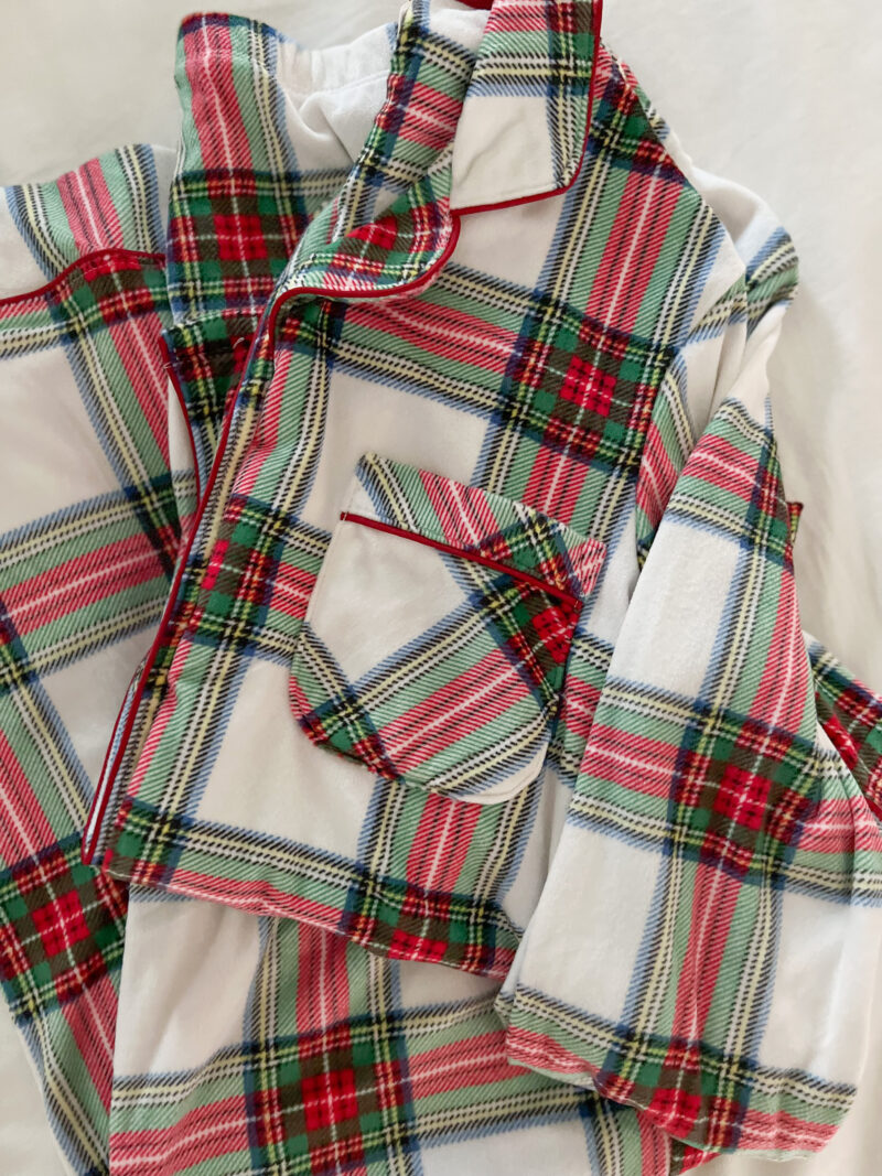 plaid christmas pajamas