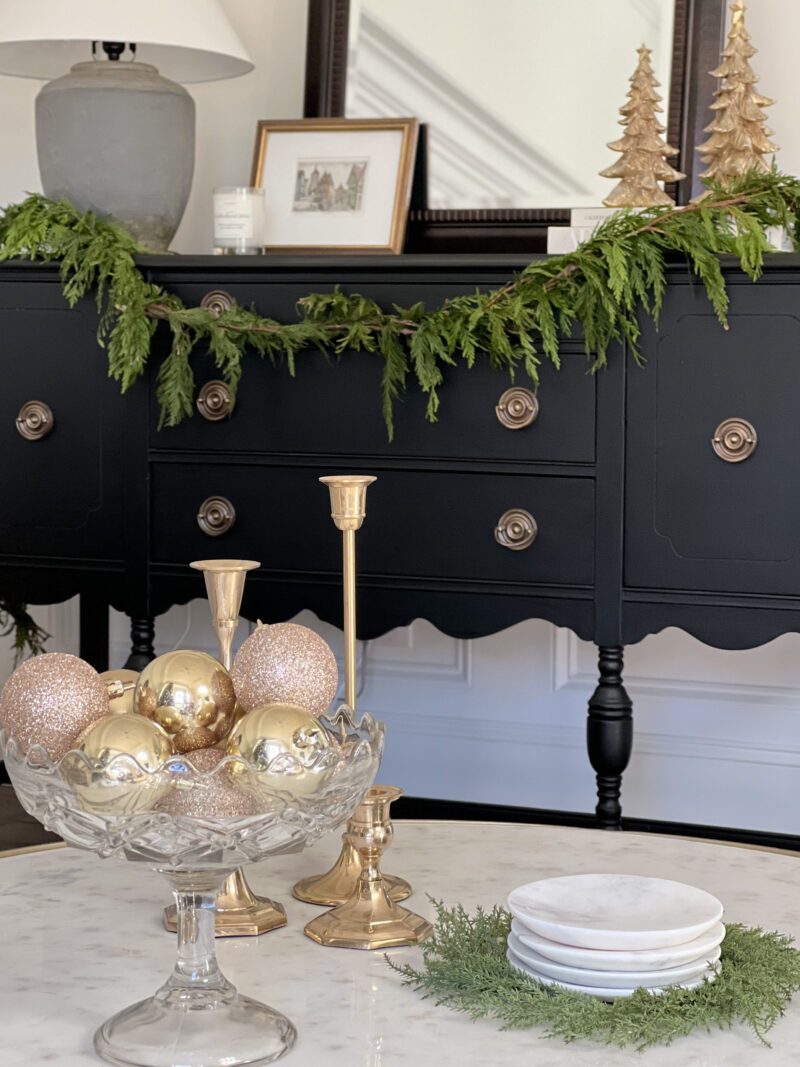 A Realistic Faux Garland Mantel - A Thoughtful Place