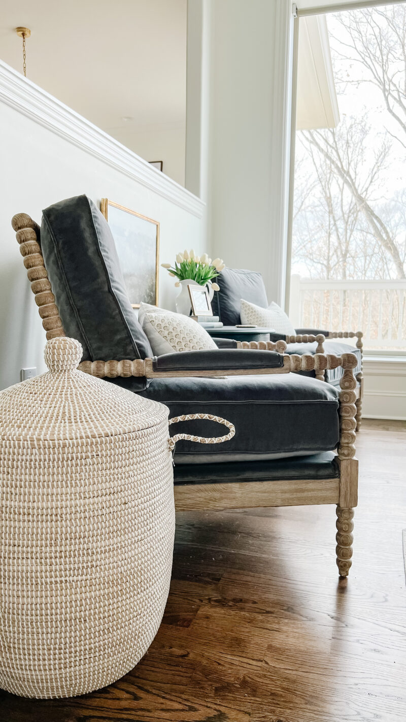 baskets and chairs