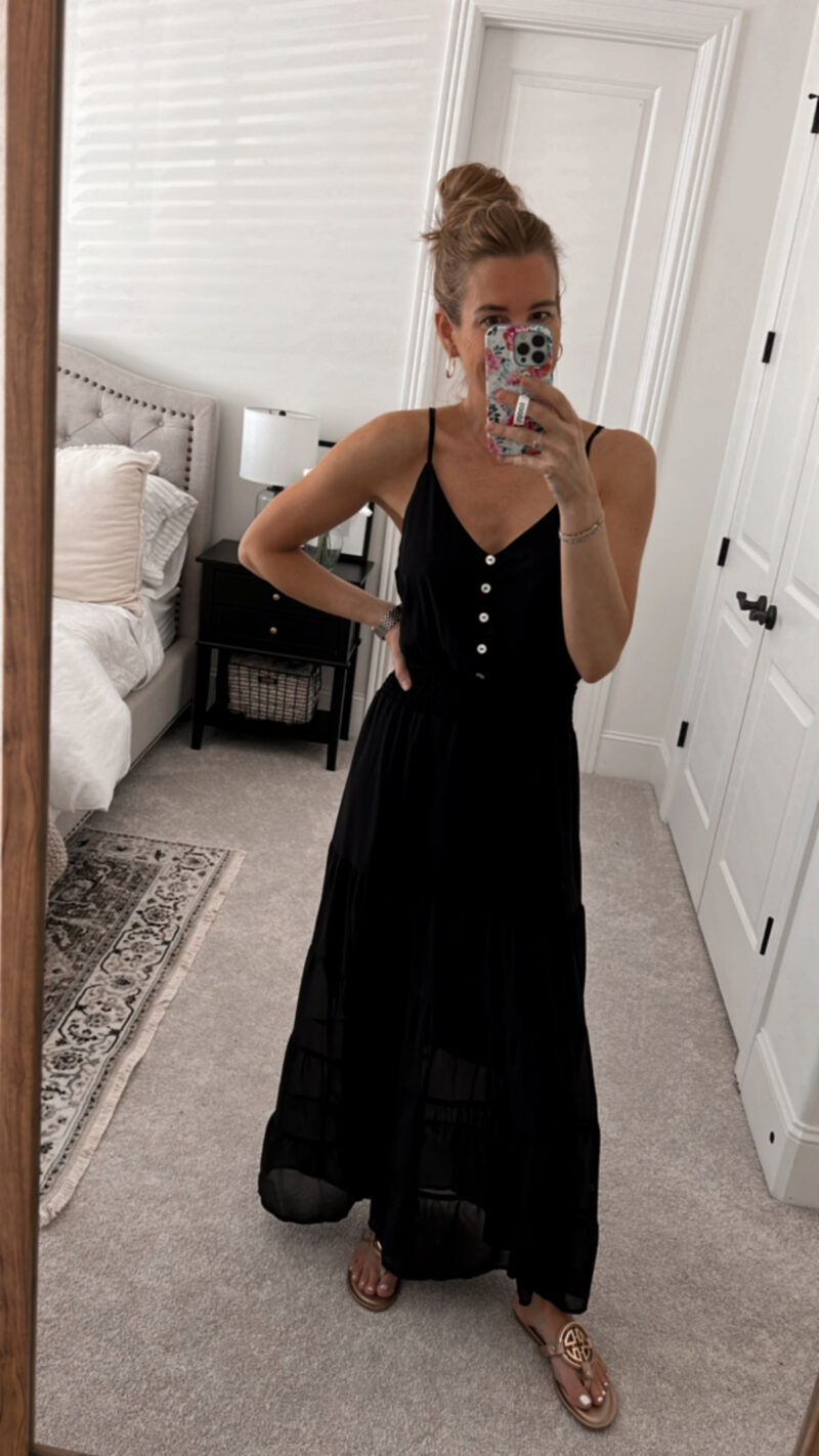 black amazon sundress