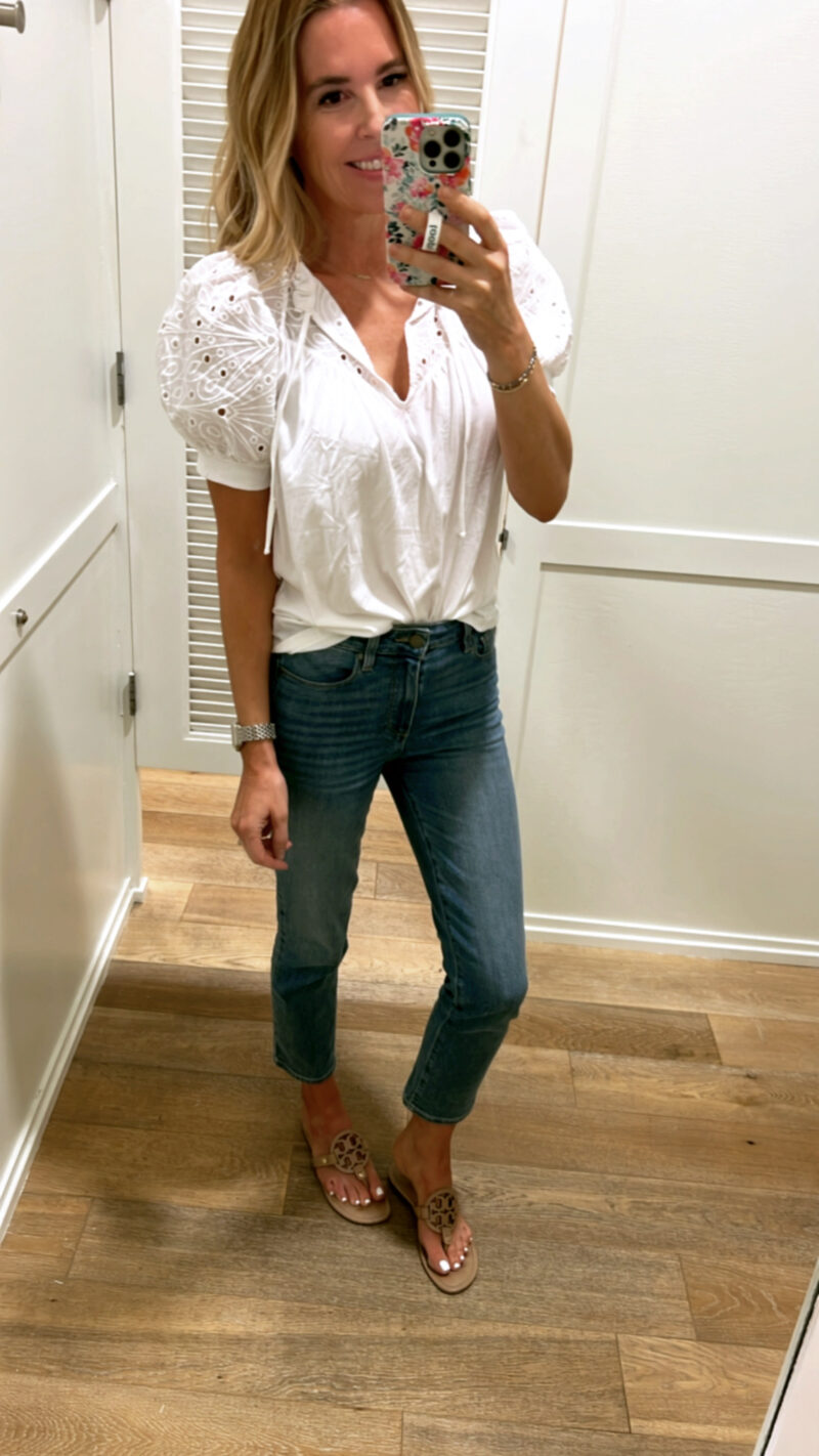 Easy DIY: Cropped Flare Jeans + Outfit Ideas I Spring Trend Guide