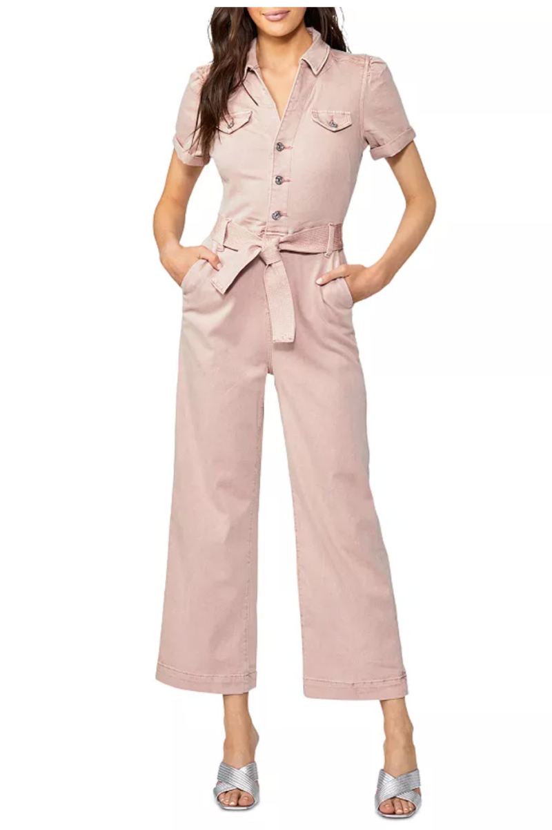 pink jumpsuit