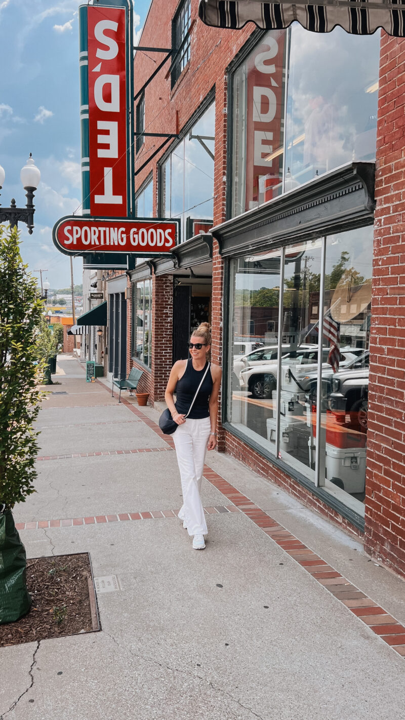 black and white outfit