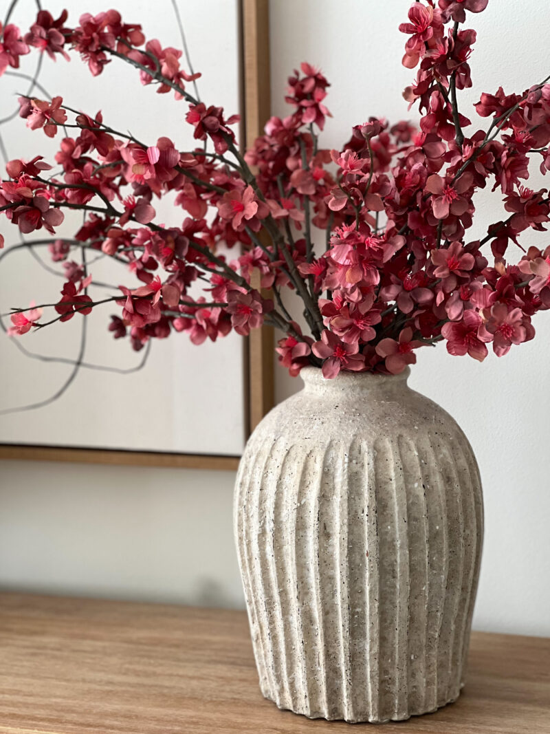 textured vase