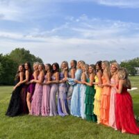 rainbow prom