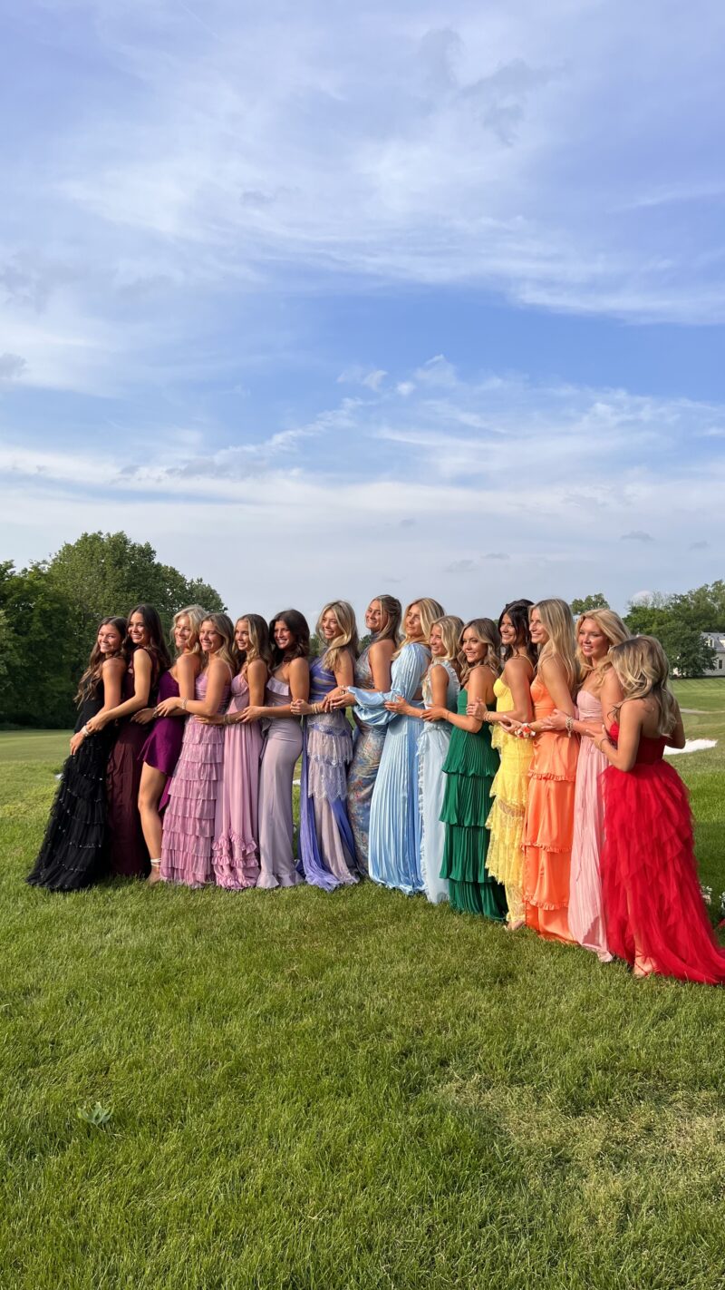 rainbow prom