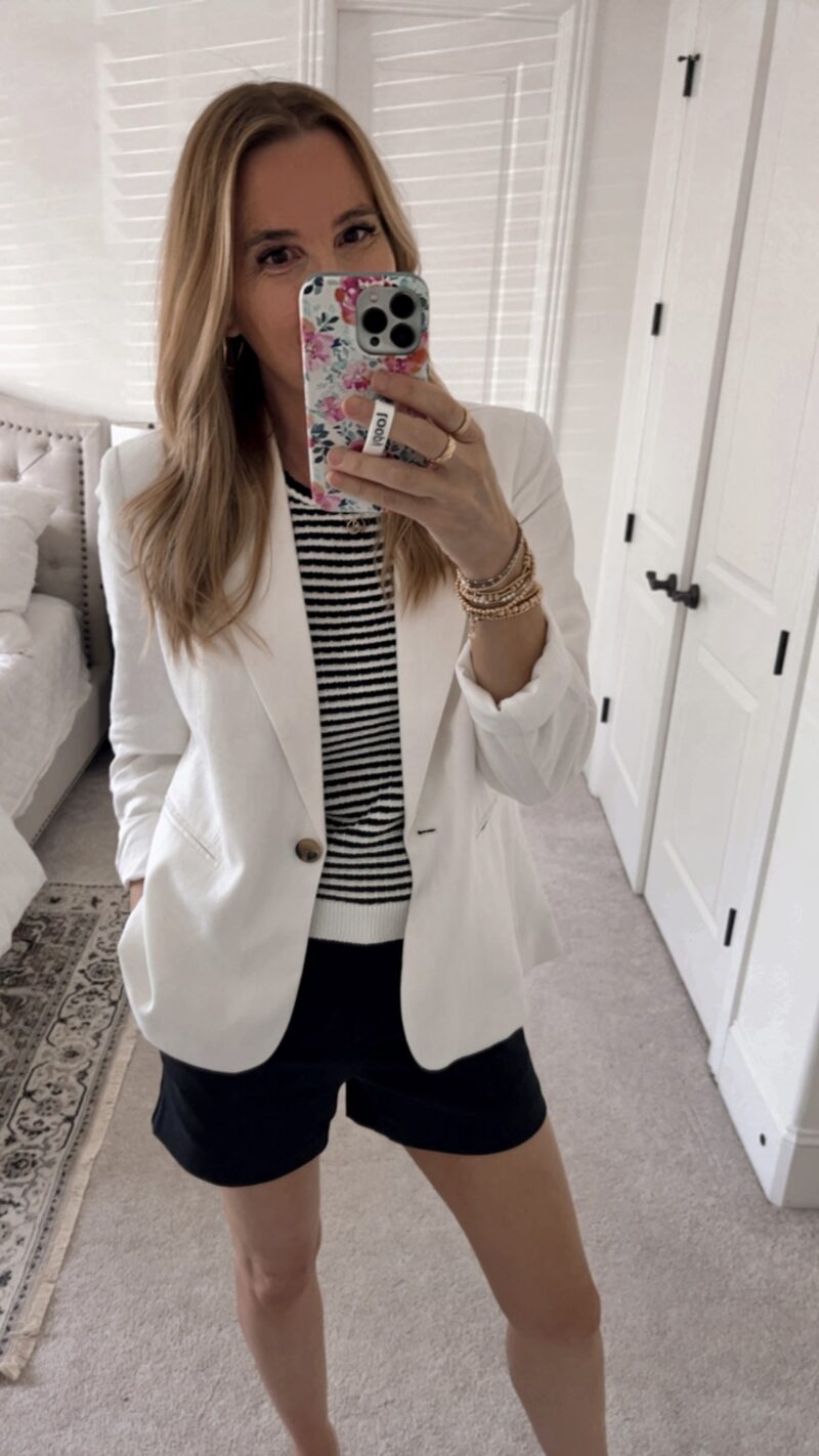 linen blazer