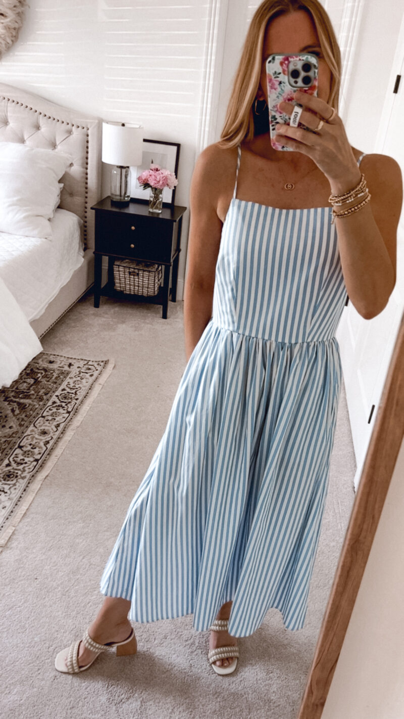 striped dress