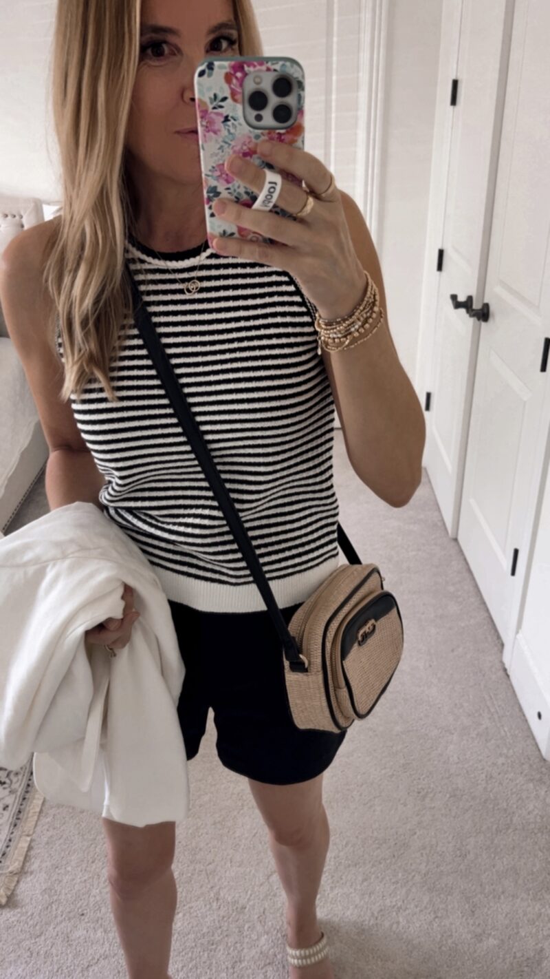 striped top