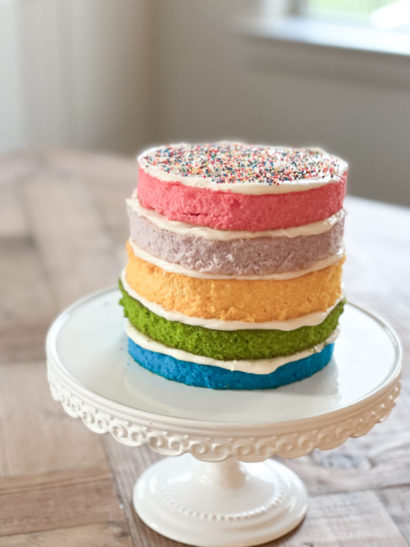 rainbow cake