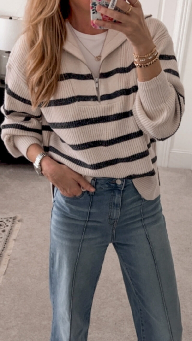 striped sweater