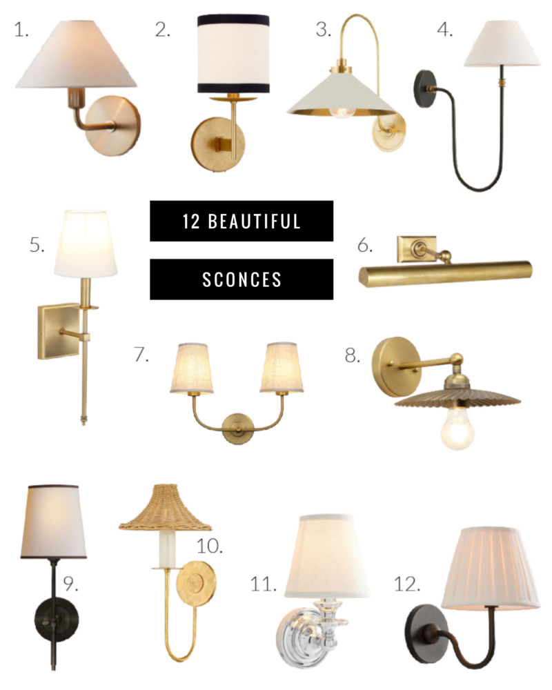 12 sconces