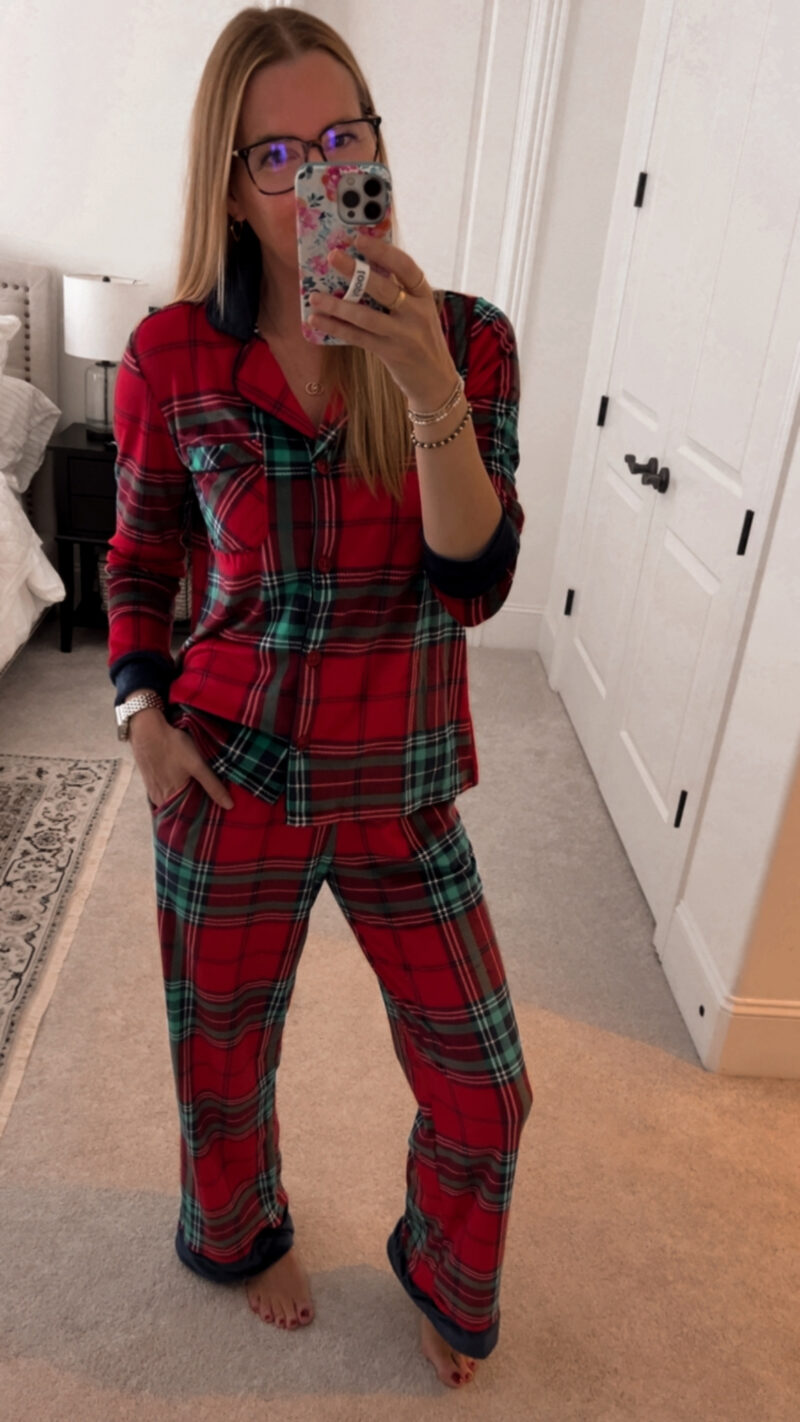 plaid jammies