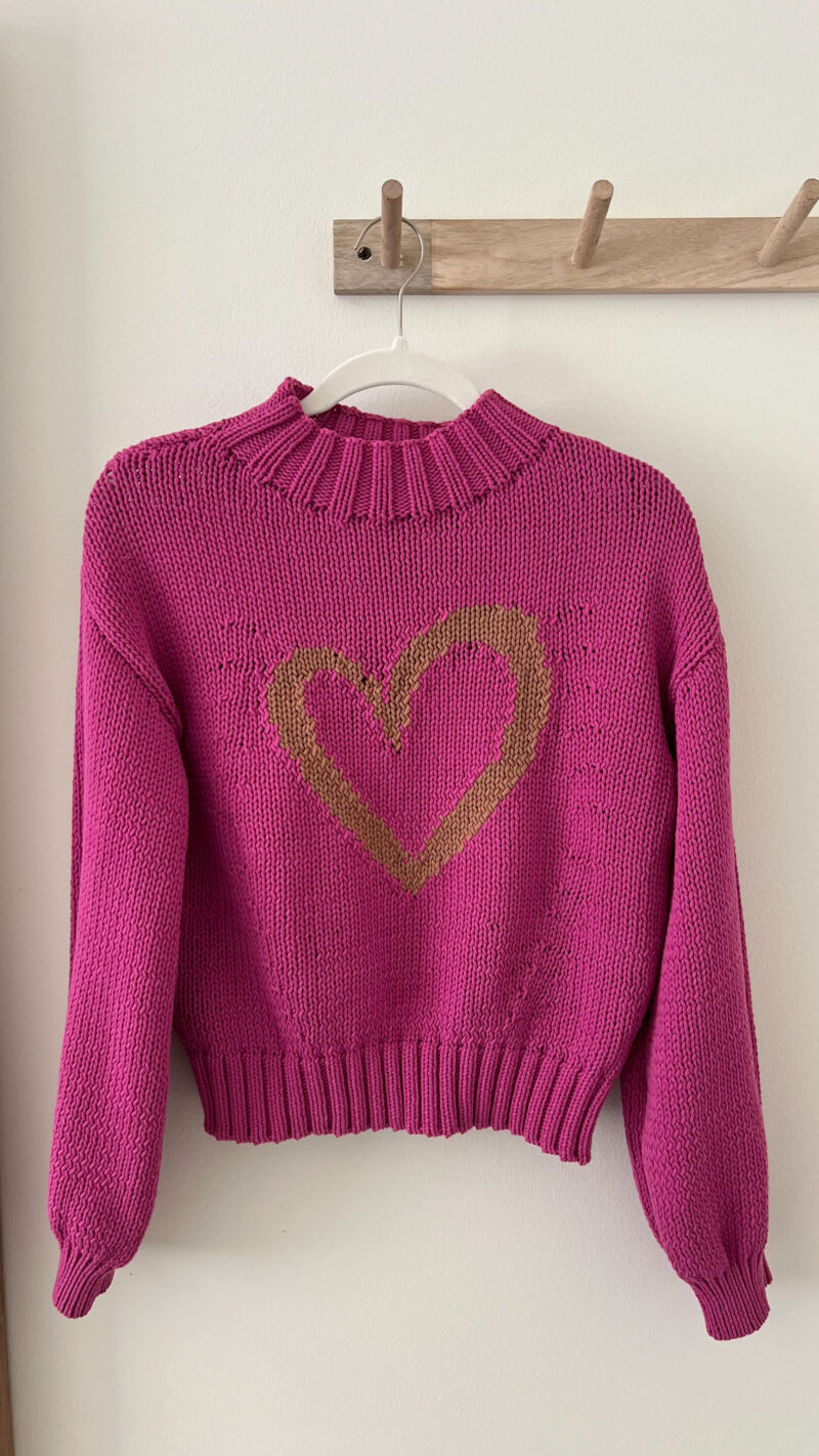 heart sweater