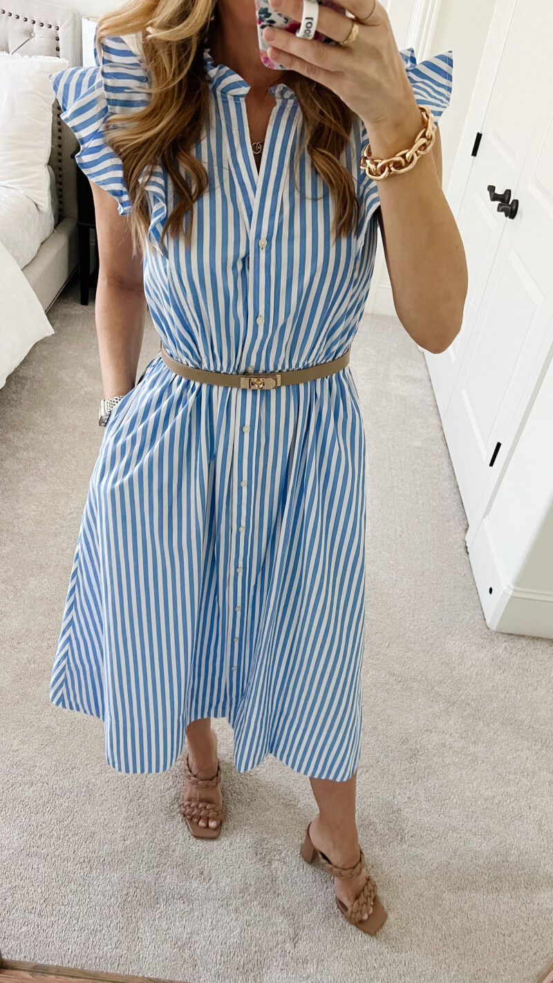 striped dress