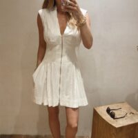 white dress