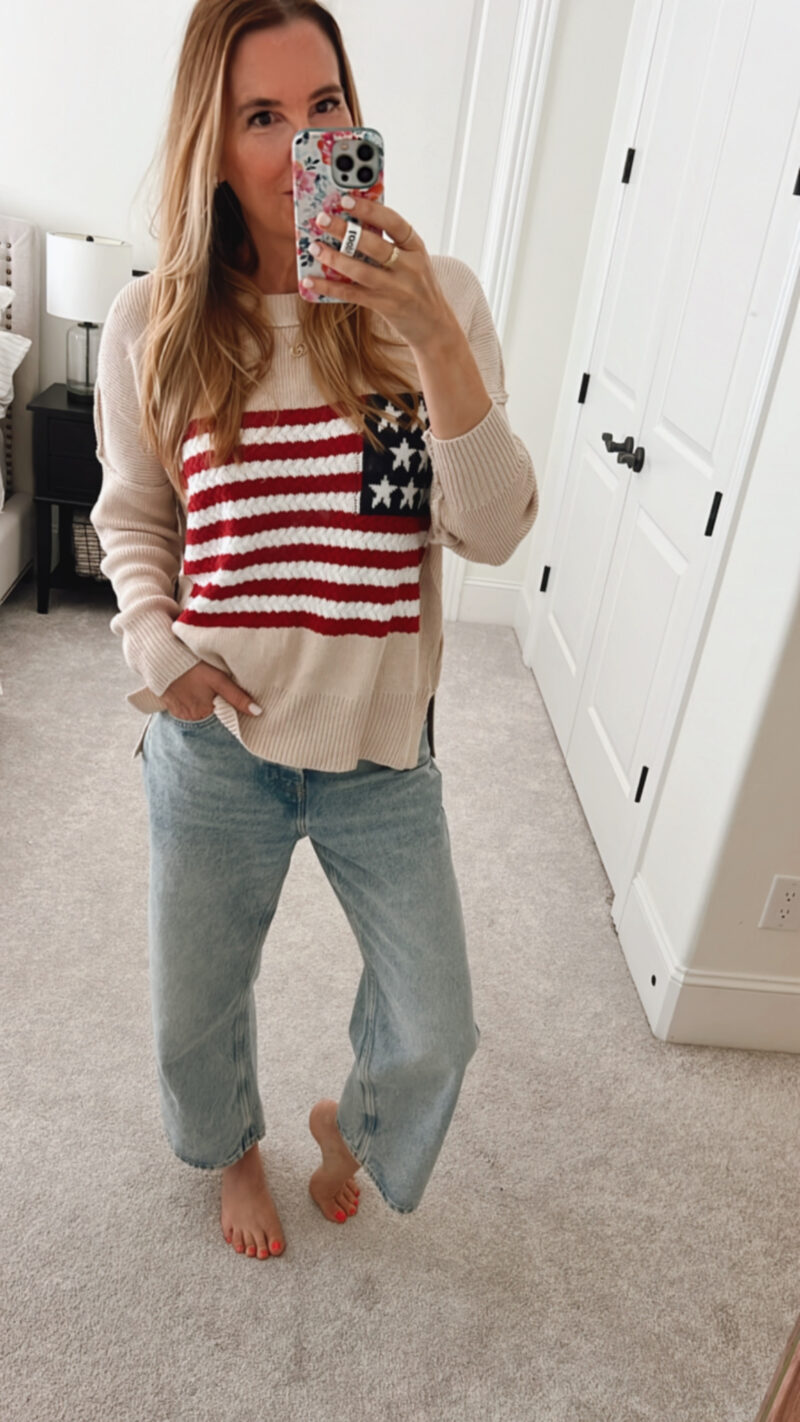 flag sweater