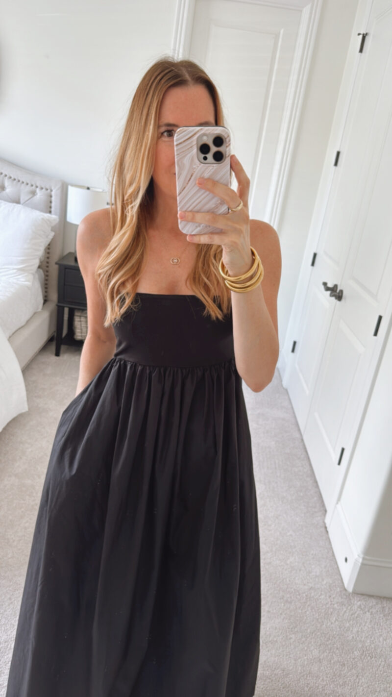 black dress