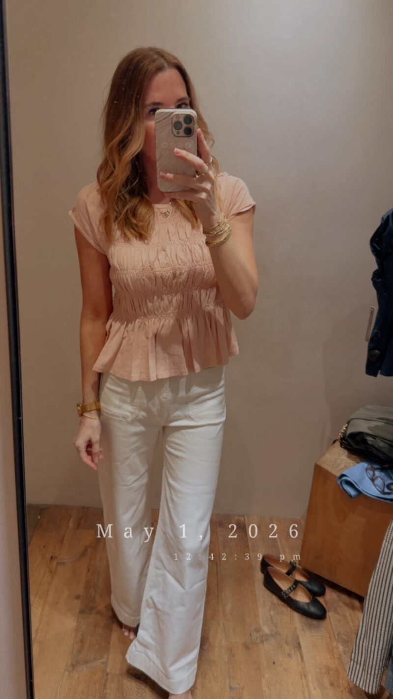 pink top