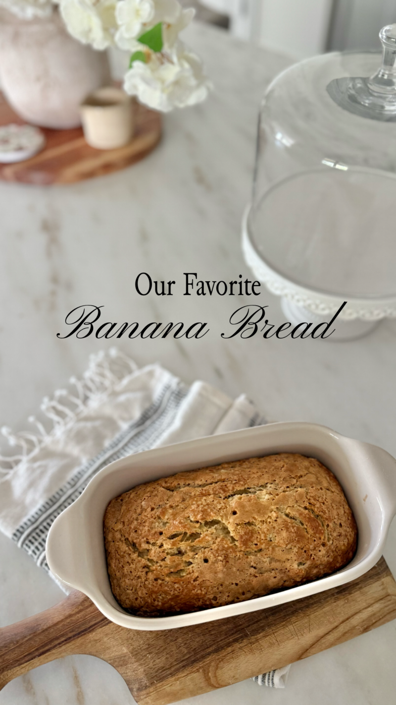 fresh banana bread