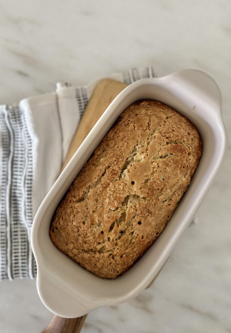 fresh banana bread