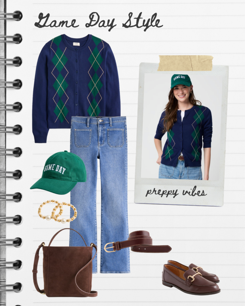 game day preppy vibes